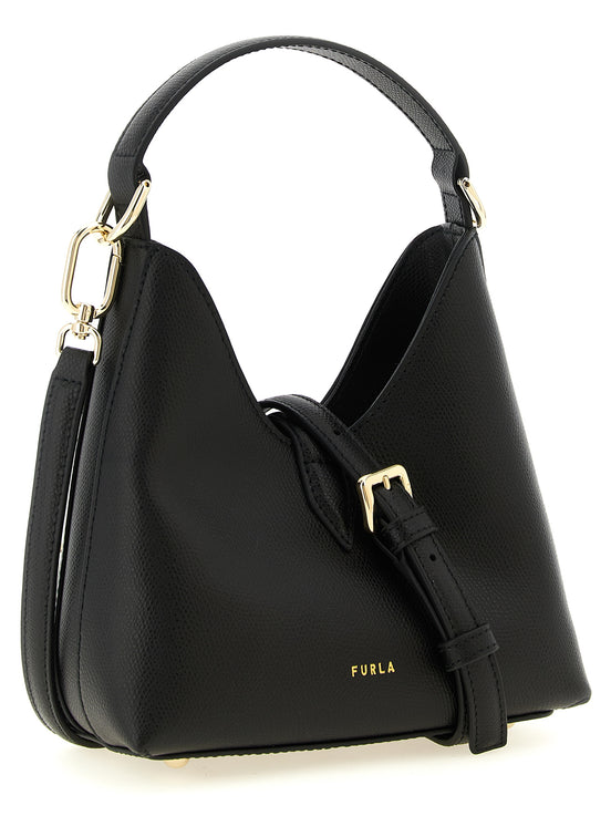Furla Black Calfskin Handbag