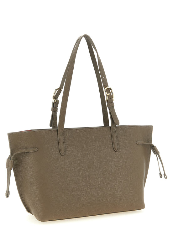 Furla Gray Ava M Tote Bag