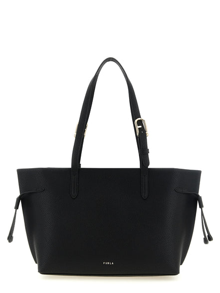 Τσάντα Furla Ava M Black Calfskin Tote
