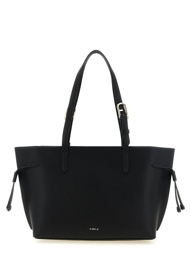 Τσάντα Furla Ava M Black Calfskin Tote