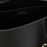 Τσάντα Furla Ava M Black Calfskin Tote
