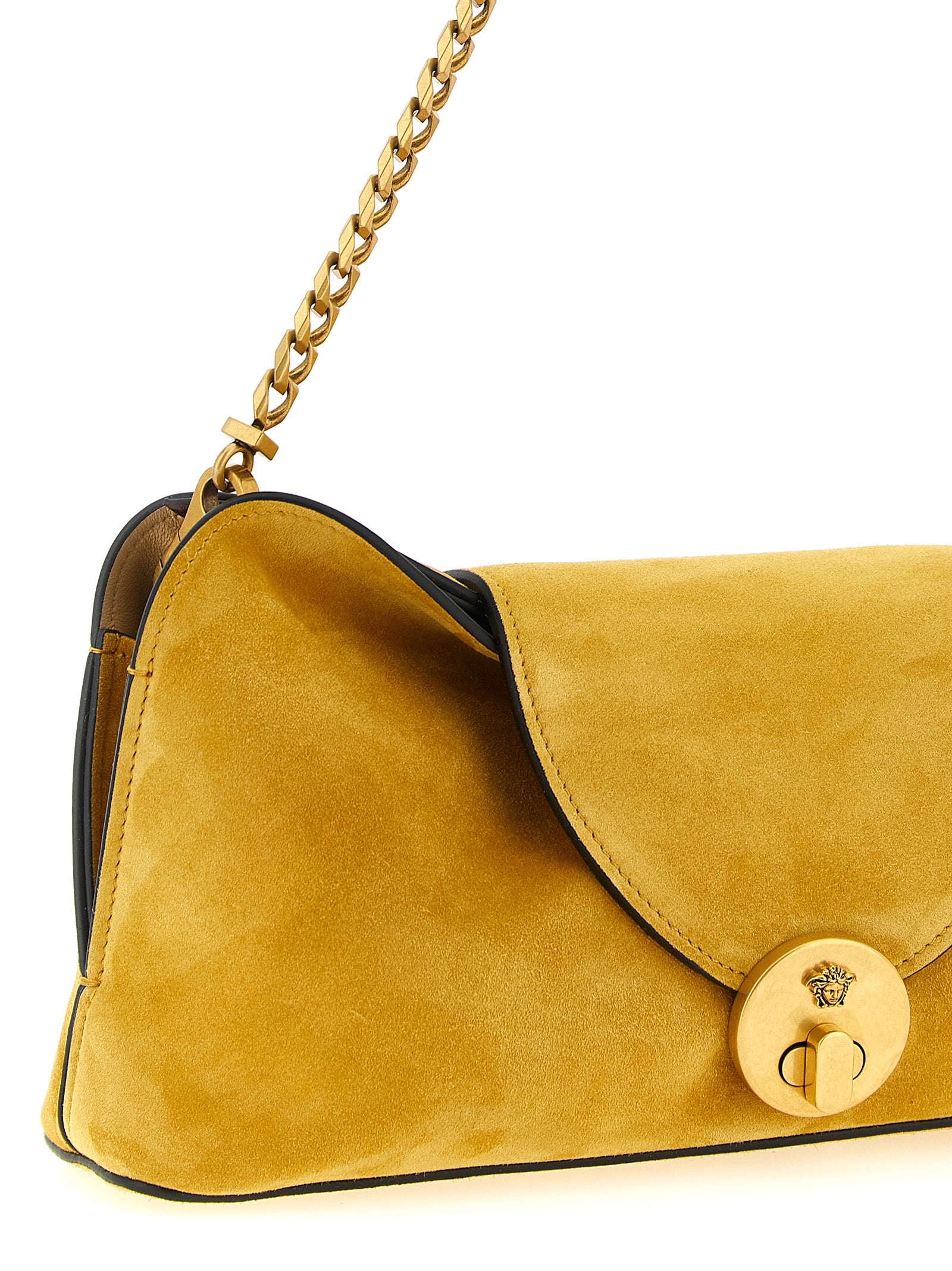 Versace Bicolor Calfskin Clutch Bag