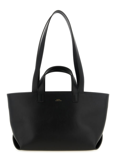 Τσάντα A.P.C. Black Cowhide Tote