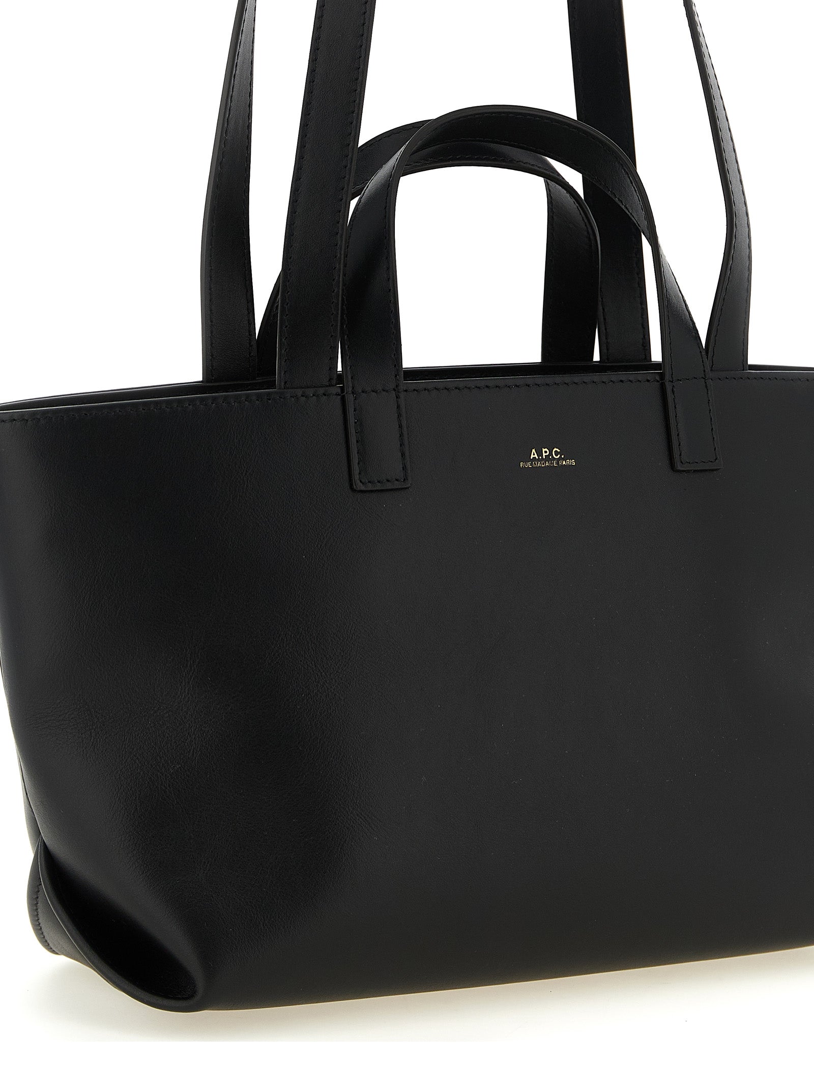 Τσάντα A.P.C. Black Cowhide Tote