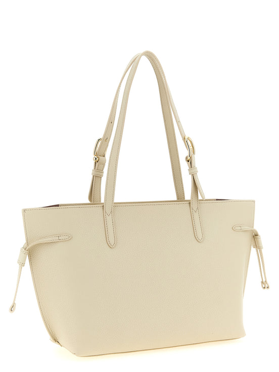 Furla Ava M White Calfskin Tote Bag