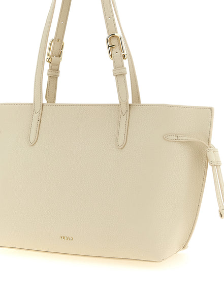 Τσάντα Furla Ava M White Calfskin Tote