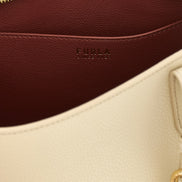 Τσάντα Furla Ava M White Calfskin Tote