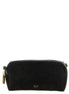 Τσάντα crossbody Khaite από μαύρο δέρμα μοσχαριού