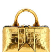 The Attico Gold Bovine Leather Handbag