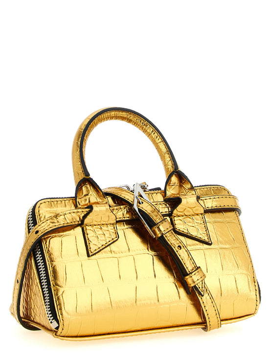 The Attico Gold Bovine Leather Handbag