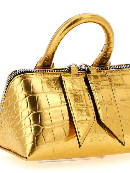 The Attico Gold Bovine Leather Handbag
