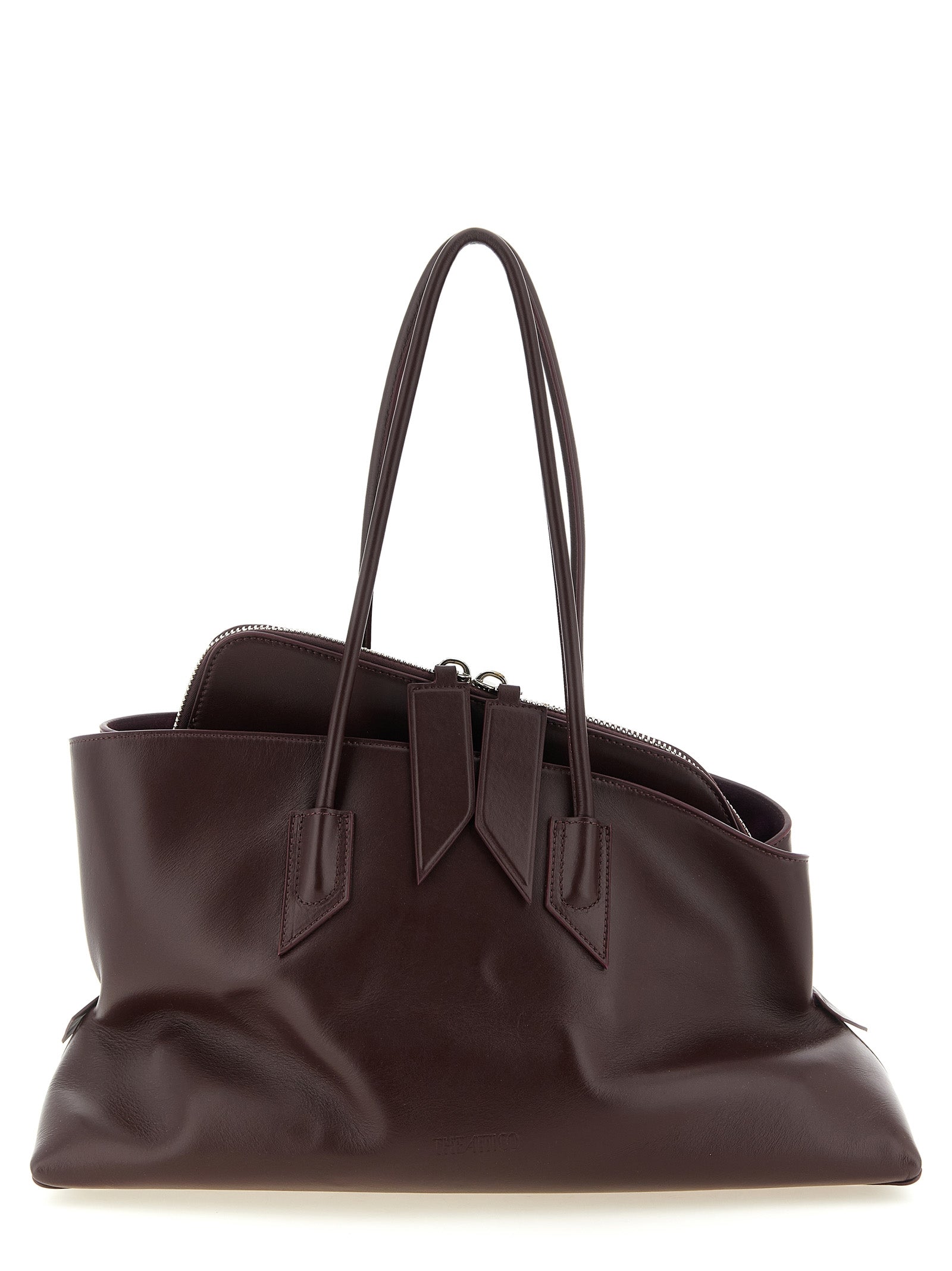 The Attico La Passeggiata Medium Purple Shoulder Bag