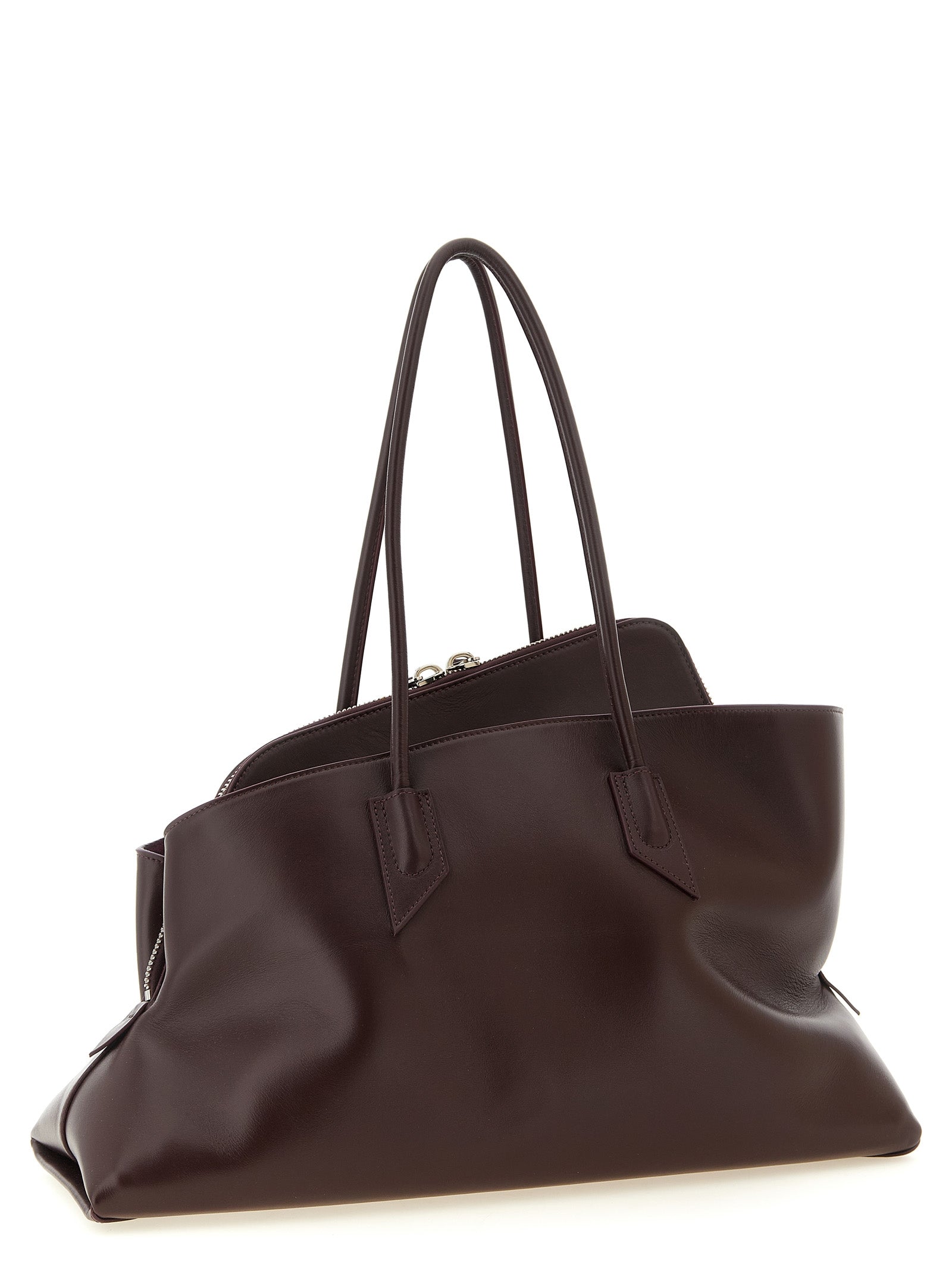 The Attico La Passeggiata Medium Purple Shoulder Bag