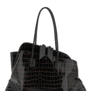 Τσάντα The Attico La Passeggiata Medium Brown Shoulder