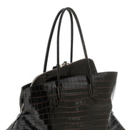 Τσάντα The Attico La Passeggiata Medium Brown Shoulder