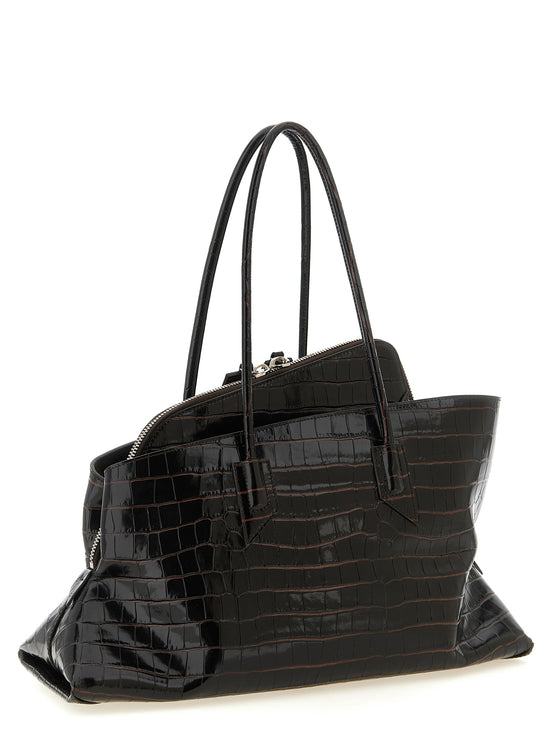 The Attico La Passeggiata Medium Brown Shoulder Bag