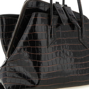 Τσάντα The Attico La Passeggiata Medium Brown Shoulder
