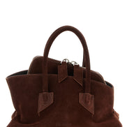 Τσάντα The Attico La Passeggiata Mini Brown Leather