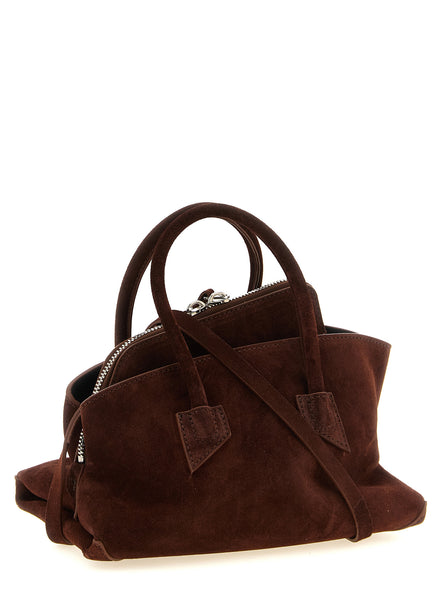 Τσάντα The Attico La Passeggiata Mini Brown Leather