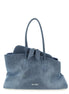The Attico Blue Cotton Shoulder Bag