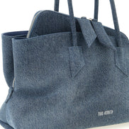 The Attico Blue Cotton Shoulder Bag