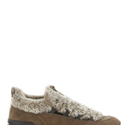 Brunello Cucinelli Brown Calfskin Chunky Sneakers