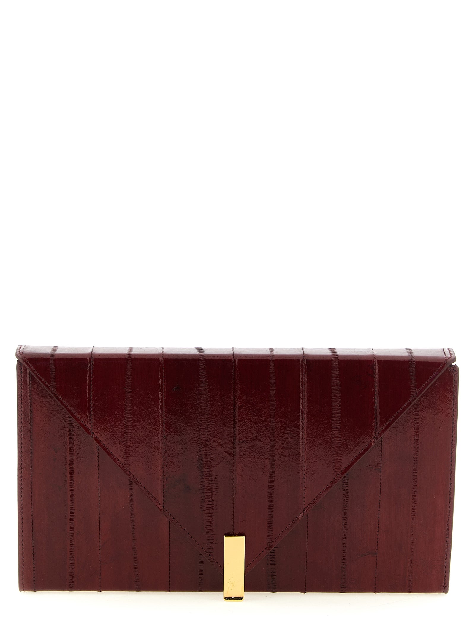 Τσάντα Giuseppe Zanotti Tuxedo Bordeaux Leather Clutch