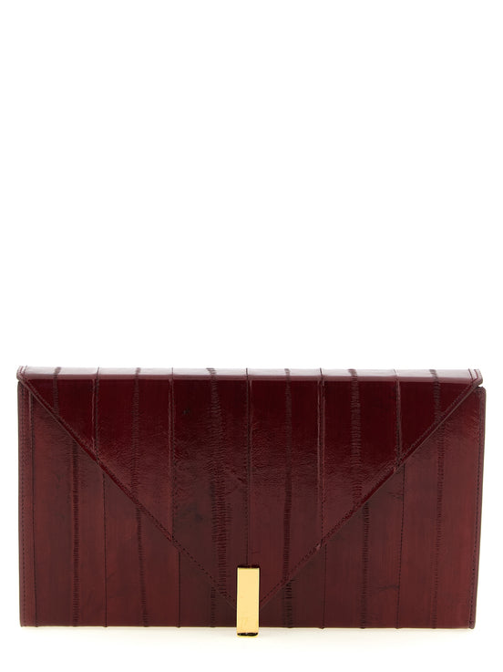 Τσάντα Giuseppe Zanotti Tuxedo Bordeaux Leather Clutch