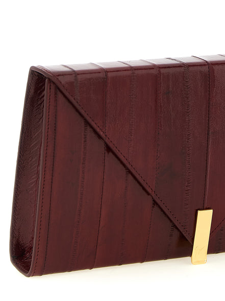 Τσάντα Giuseppe Zanotti Tuxedo Bordeaux Leather Clutch