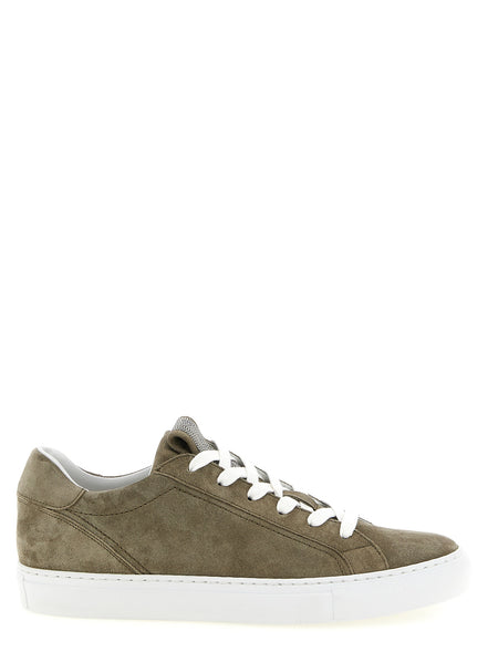 Παπούτσια Brunello Cucinelli Gray Calfskin Low Top Sneakers