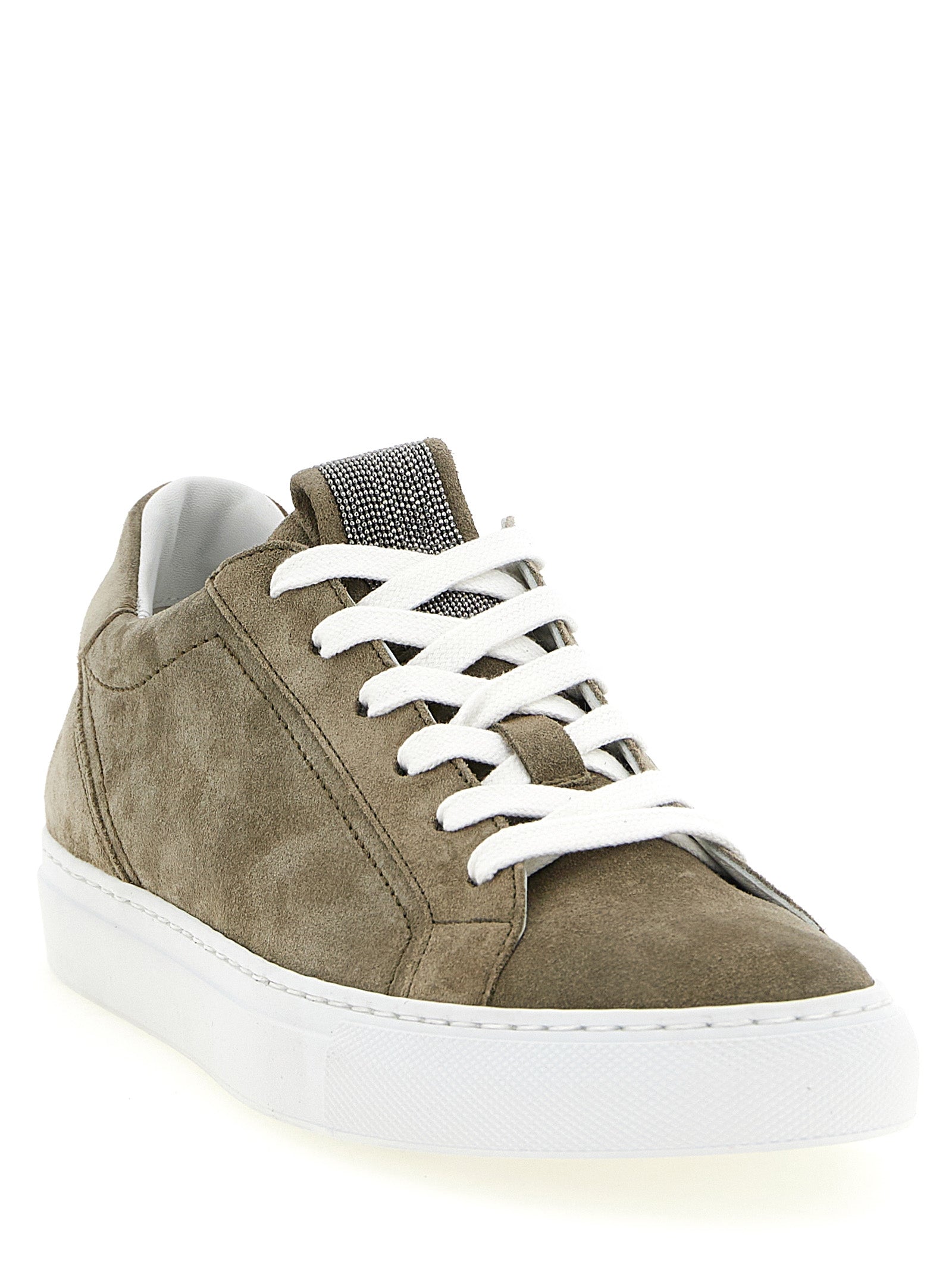 Παπούτσια Brunello Cucinelli Gray Calfskin Low Top Sneakers