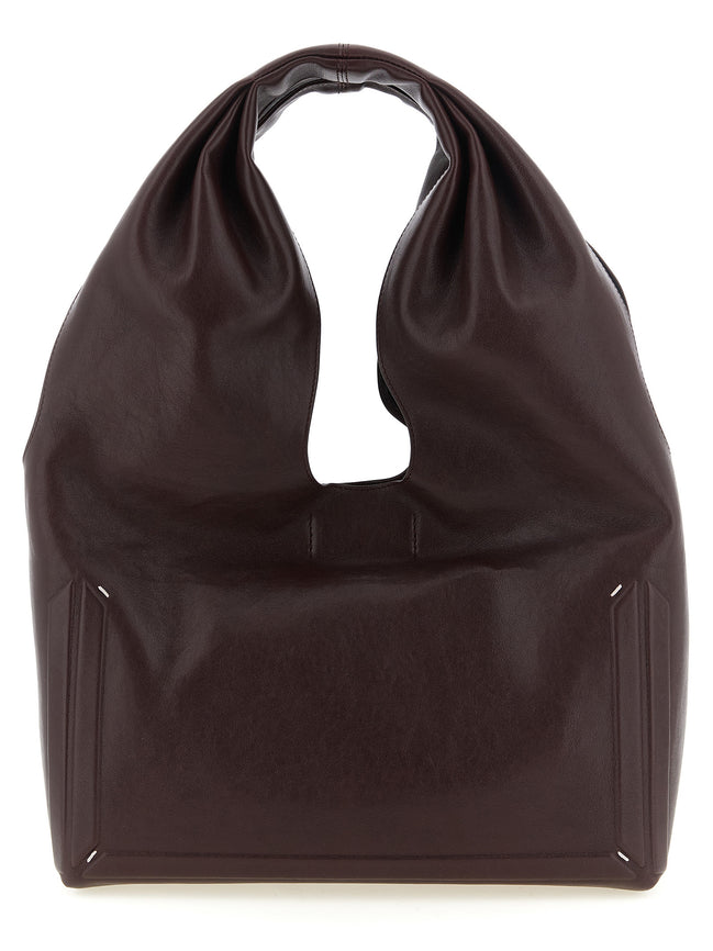 Maison Margiela Bordeaux Lamb Leather Shoulder Bag
