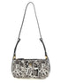 PINKO Gray Calfskin Crossbody Bag