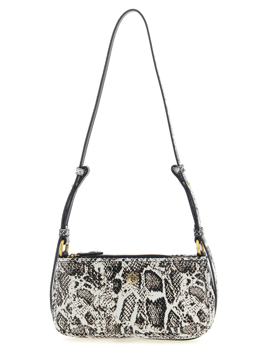 Τσάντα PINKO Gray Calfskin Crossbody