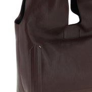 Maison Margiela Bordeaux Lamb Leather Shoulder Bag