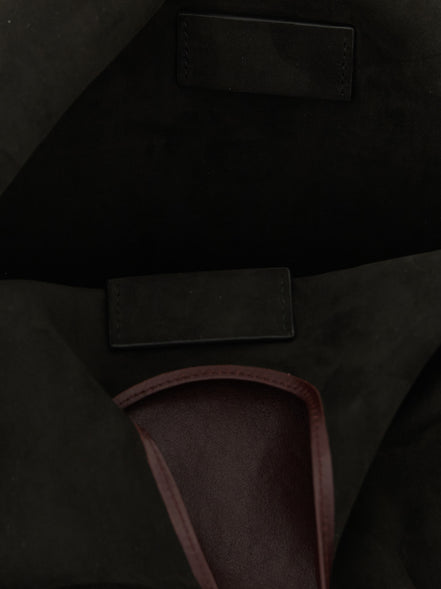 Maison Margiela Bordeaux Lamb Leather Shoulder Bag