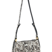 PINKO Gray Calfskin Crossbody Bag