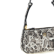 PINKO Gray Calfskin Crossbody Bag