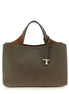 Tod's Gray Calfskin Handbag