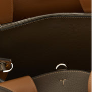 Tod's Gray Calfskin Handbag