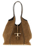 Tod's Brown Calfskin Tote Bag