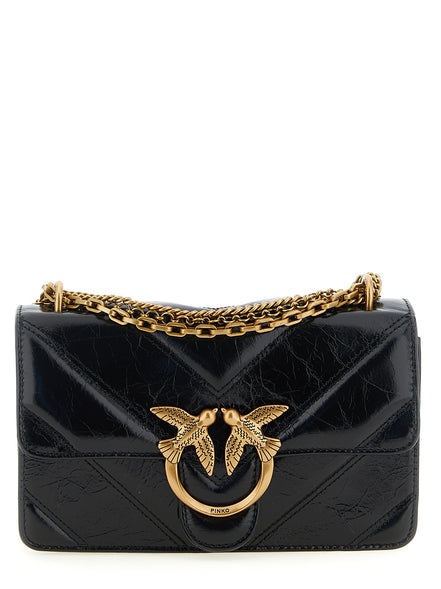 Τσάντα PINKO Black Calfskin Crossbody