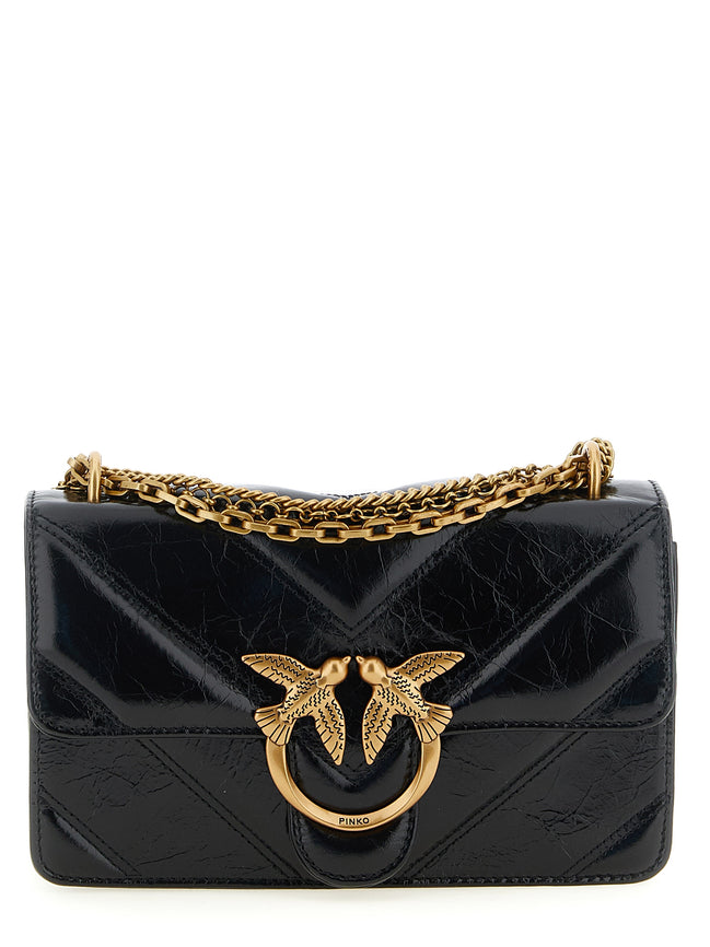 Τσάντα PINKO Black Calfskin Crossbody