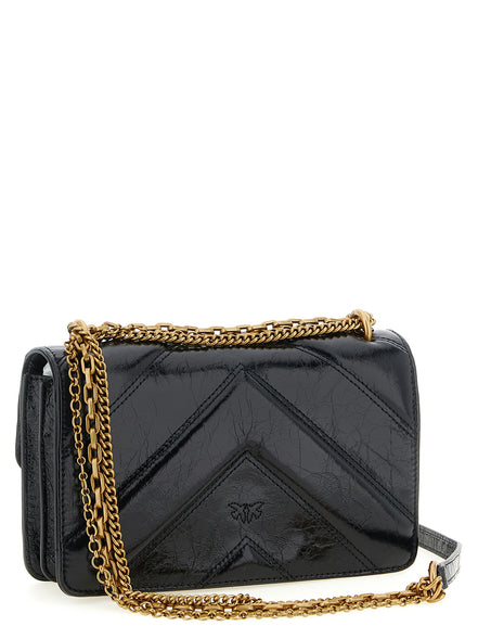 Τσάντα PINKO Black Calfskin Crossbody