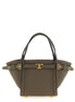 Tod's Gray Calfskin Tote Bag