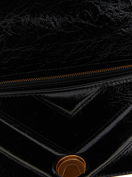 Τσάντα PINKO Black Calfskin Crossbody
