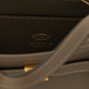 Tod's Gray Calfskin Tote Bag