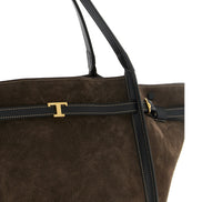 Tod's Brown Calfskin Tote Bag