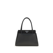 Prada Black Calf Leather Bos Taurus Handbag