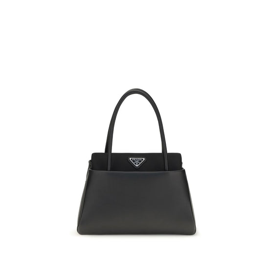 Prada Black Calf Leather Bos Taurus Handbag